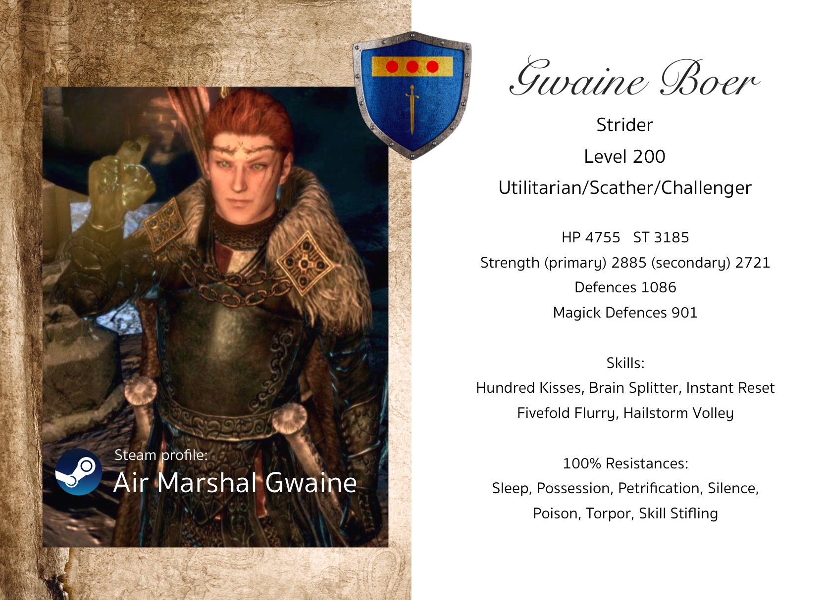 Pawn Gwaine Boer (Gawain)